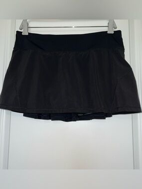 Lululemon Black Athletic Skort with Built-In Shorts 8